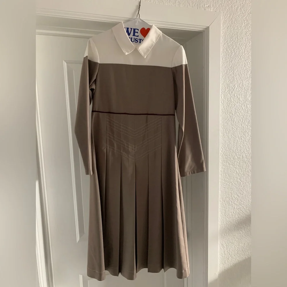 Fendi 2018 two tone pleated dress - Picture 4 of 7